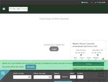 Tablet Screenshot of hotel-roen.it
